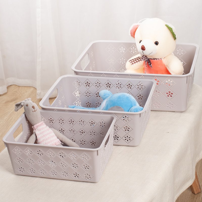 multifunctional stackable bathroom basket storage other storage boxes & bins clothes plastic storage basket