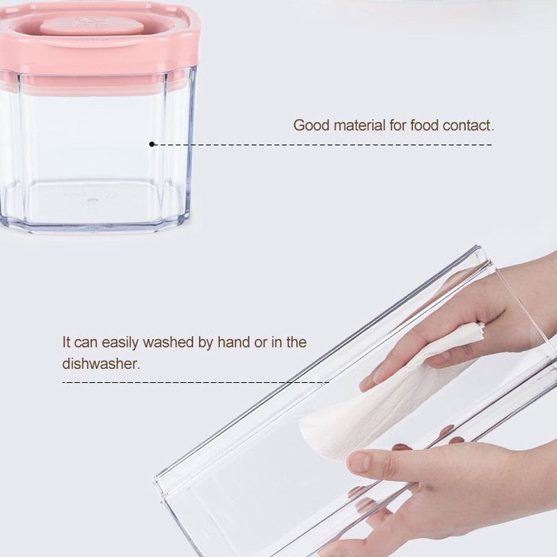Pantry Organizers 7 Piece Sealed Kitchen Organizer Pasta BPA Free Airtight Bulk Food Storage Containers Plastic Set