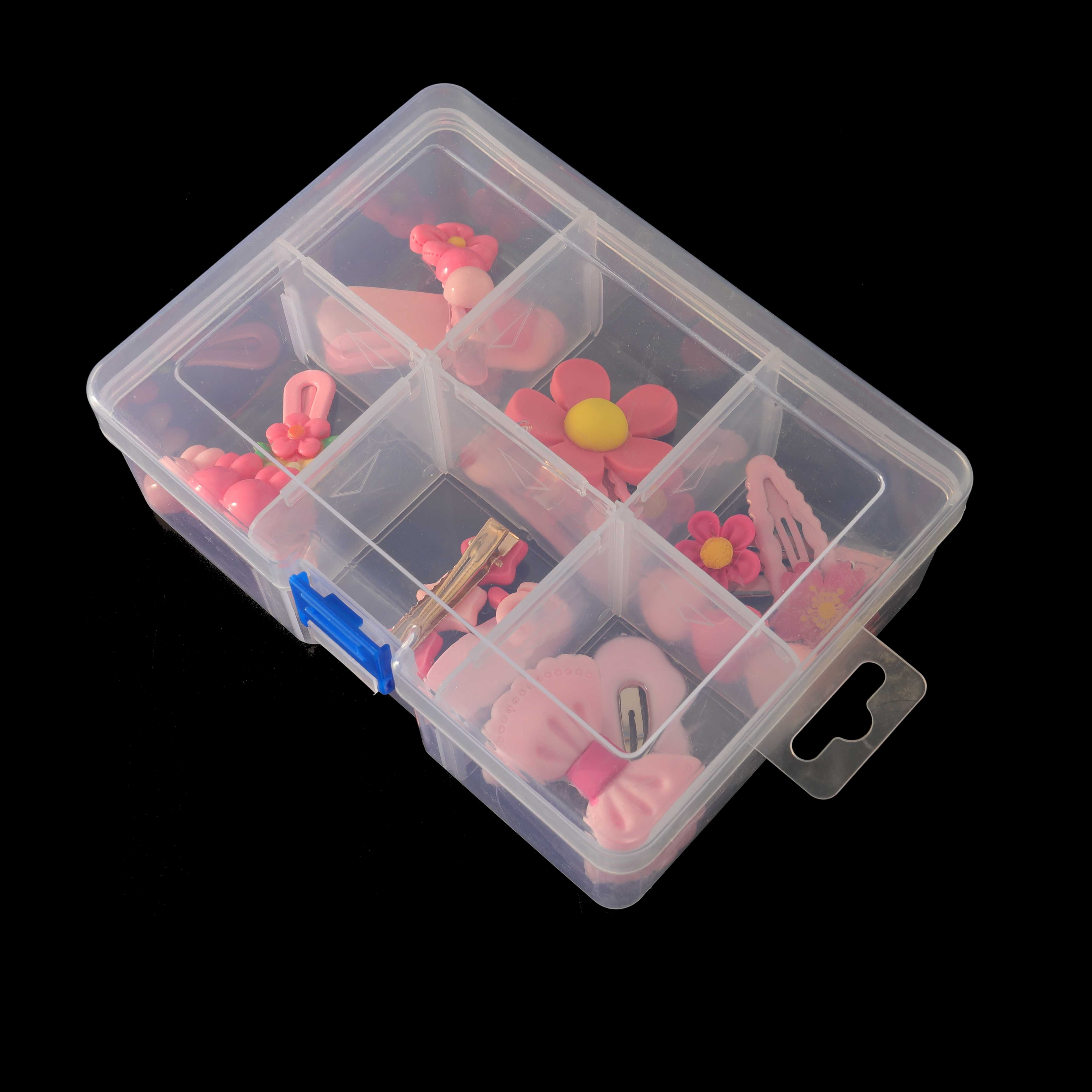 Customized building toys small particle building blocks multi-compartment storage box organizer can be detachable