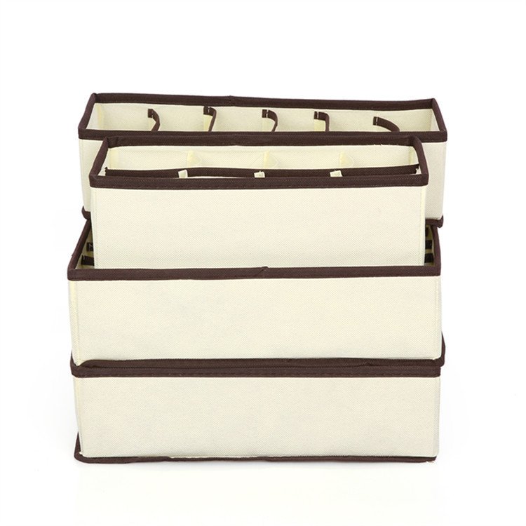 Non-woven underwear other home storagen trays & organization four sets of socks underwear storage box