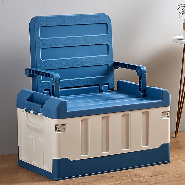 Outdoor Camping Storage Container Box Foldable Car Storage Box Multifunctional Plastic Camping Folding Box