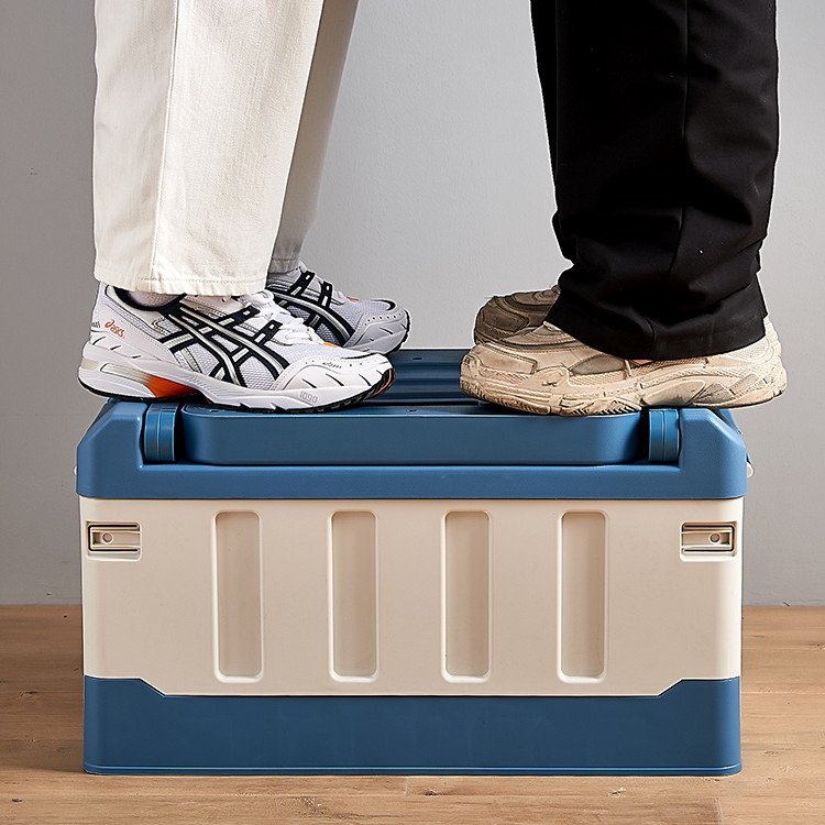 Outdoor Camping Storage Container Box Foldable Car Storage Box Multifunctional Plastic Camping Folding Box