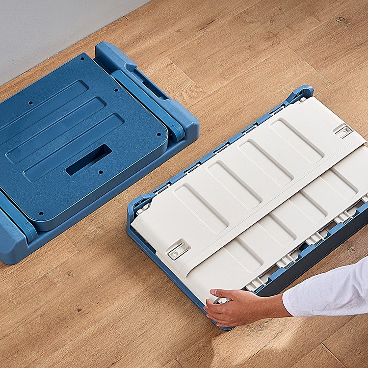 Outdoor Camping Storage Container Box Foldable Car Storage Box Multifunctional Plastic Camping Folding Box