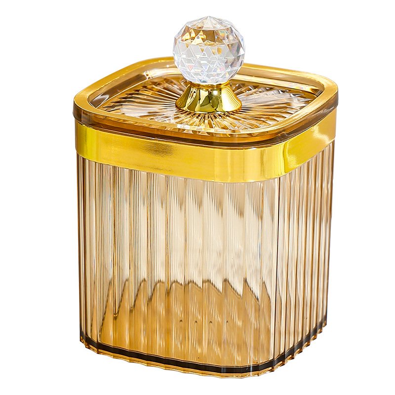 Classic Transparent Plastic Rectangular Storage Box Household Refrigerator Storage Food Snacks Grains Classic Jar Packaging