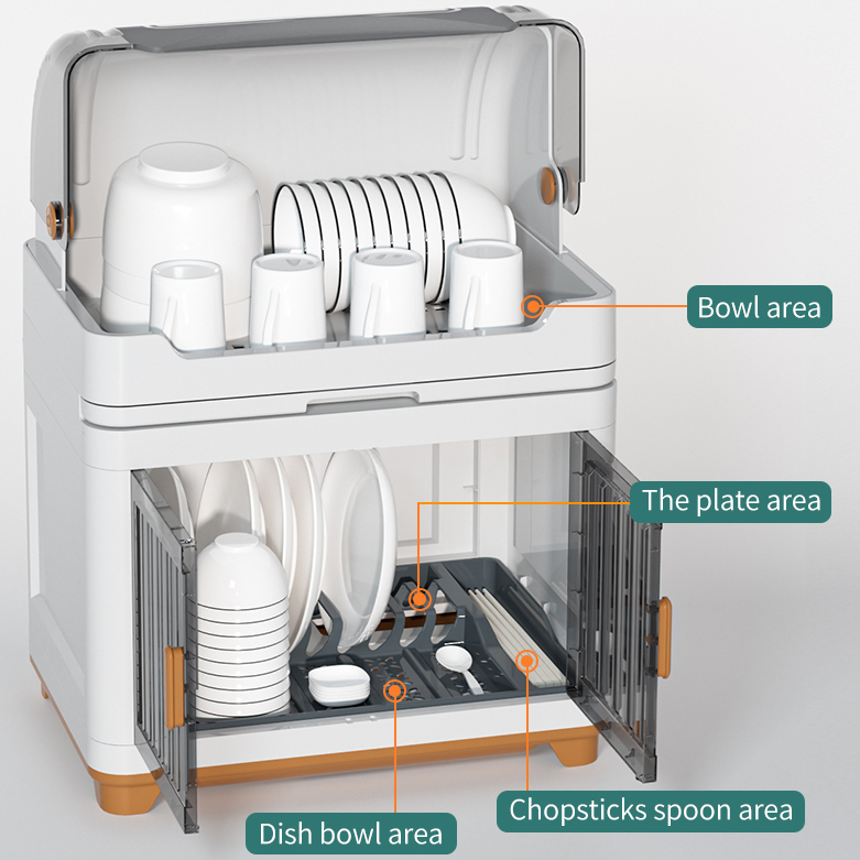 New Style Kitchen Utensils Storage Bowls & Dishes Storage Holder Rack Kitchen Plastic Storage Rack For Tablewares