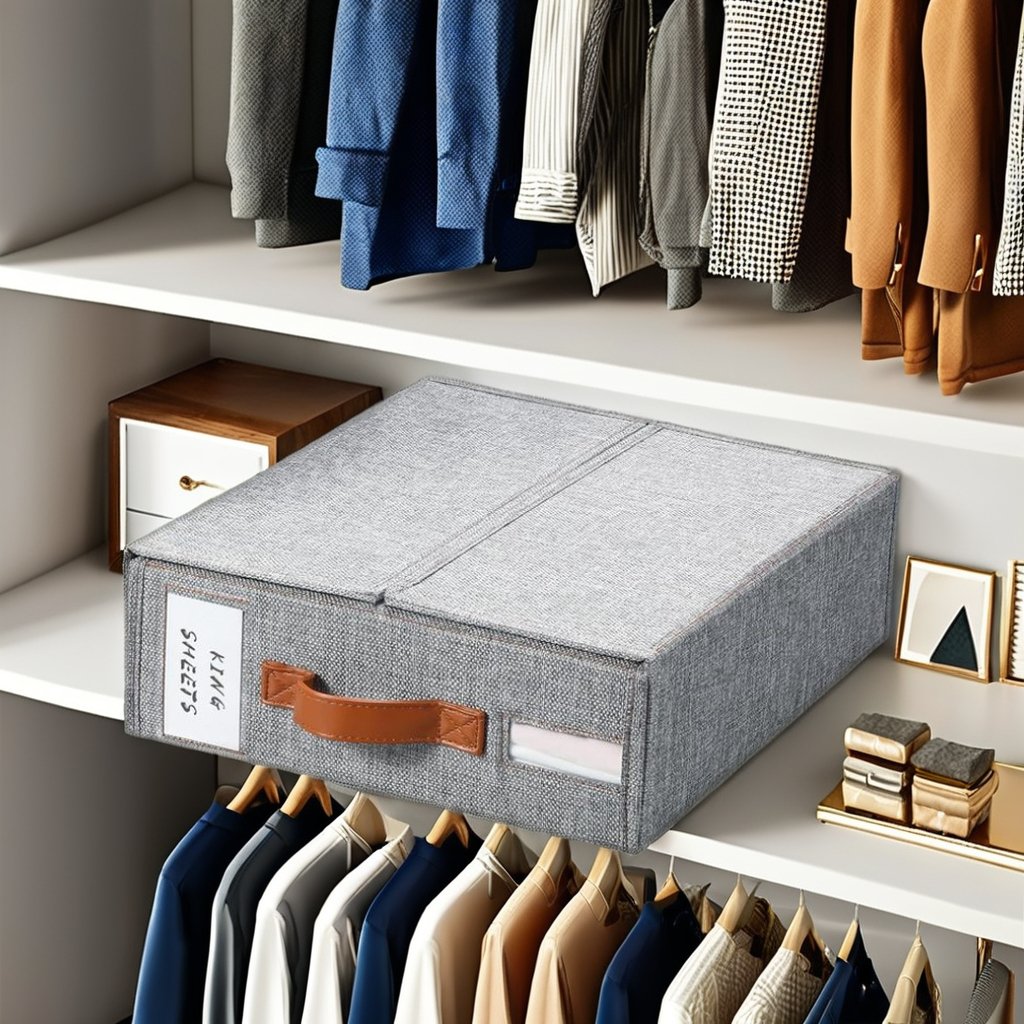 Brand New Detachable Multifunction Clothing Organizer Storage Box for Clothes Use Bed Sheet Organizers Storage Sheets