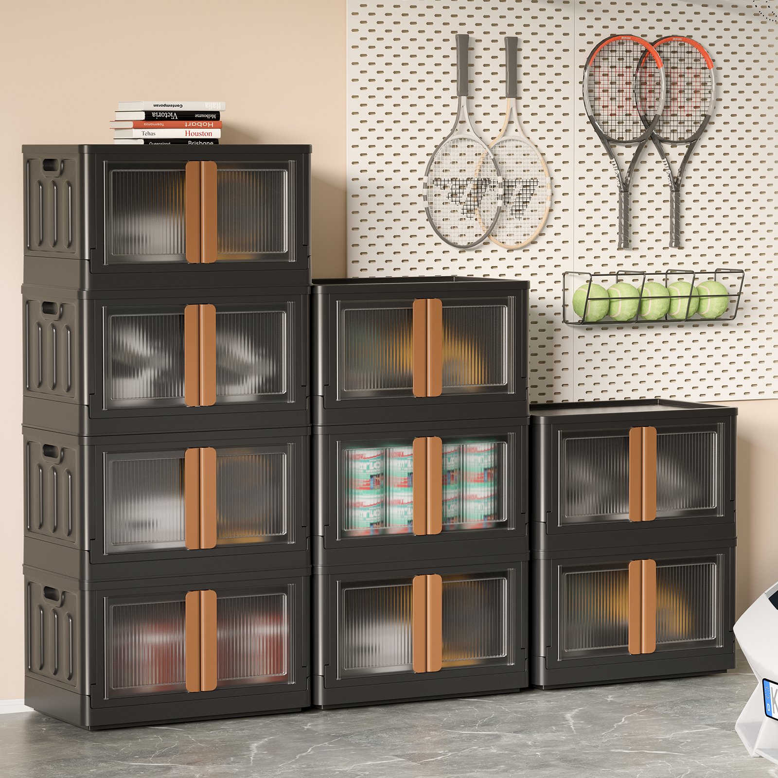 HAIXIN New Design Foldable Clothes Container Collapsible Storage Plastic Organizer Box for Clothes Toy Snacks
