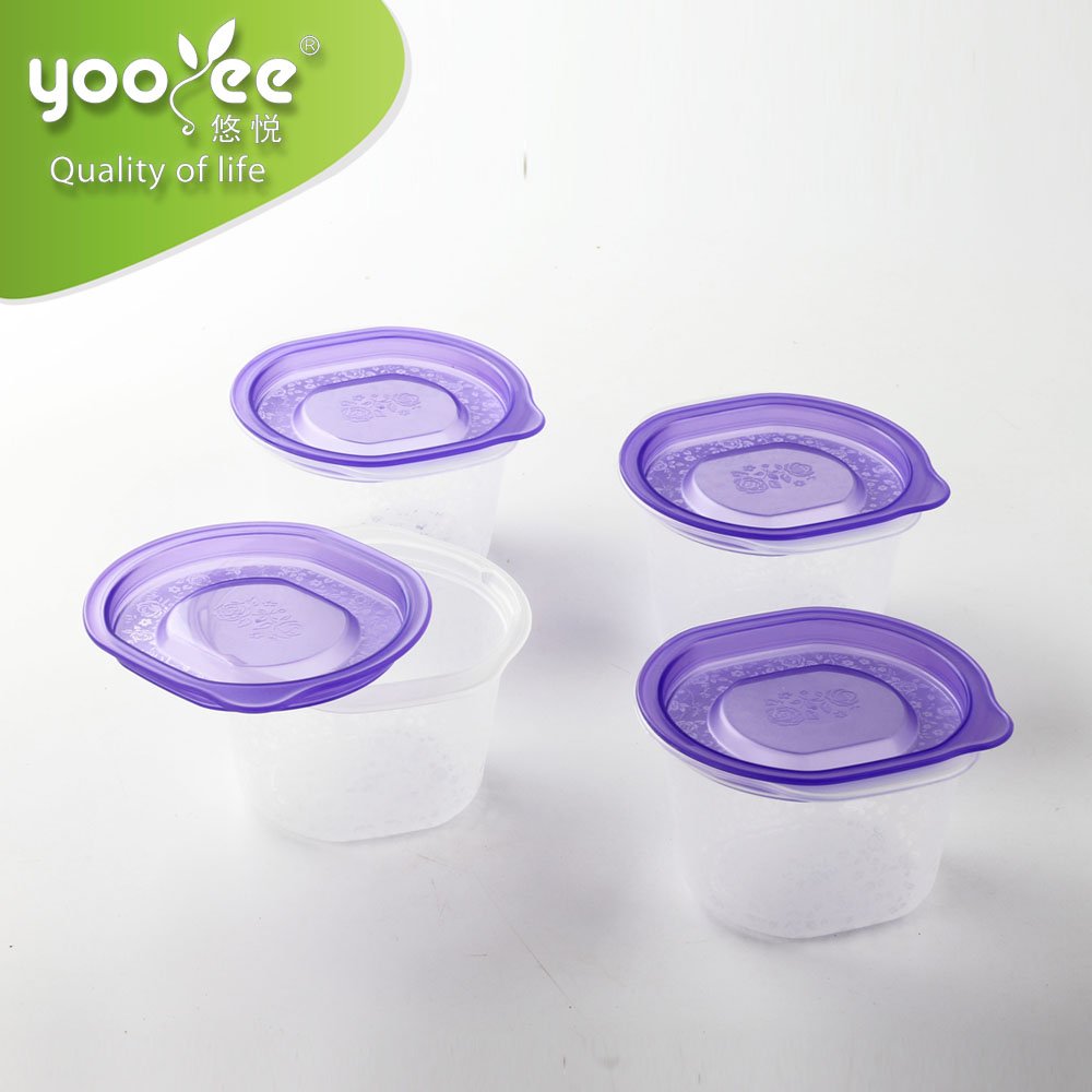 Set of 4 pcs Healthy Container Freezer Boxes Baby Food Storage Container