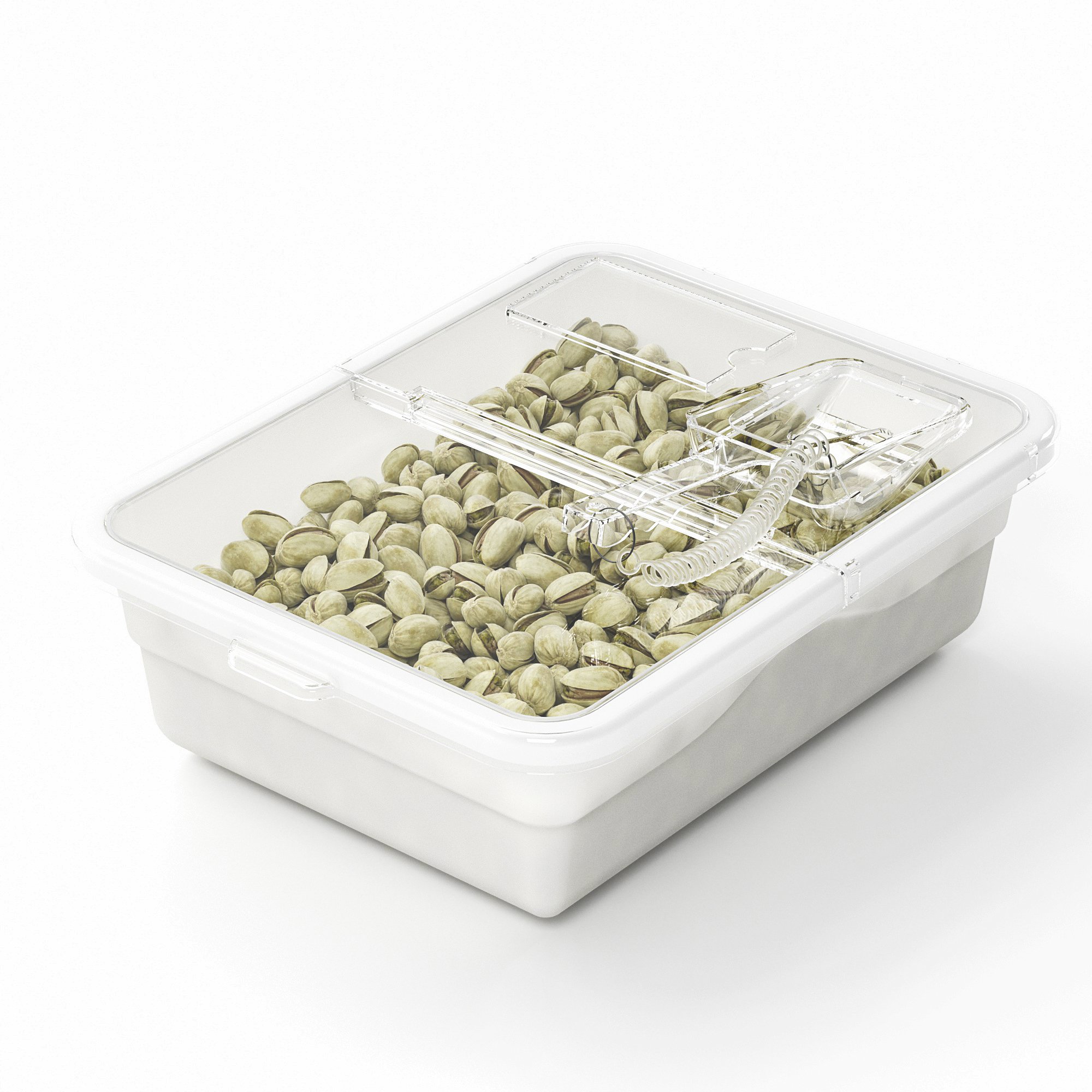 Factory directly plastic food storage container candy bin bulk food bin for store