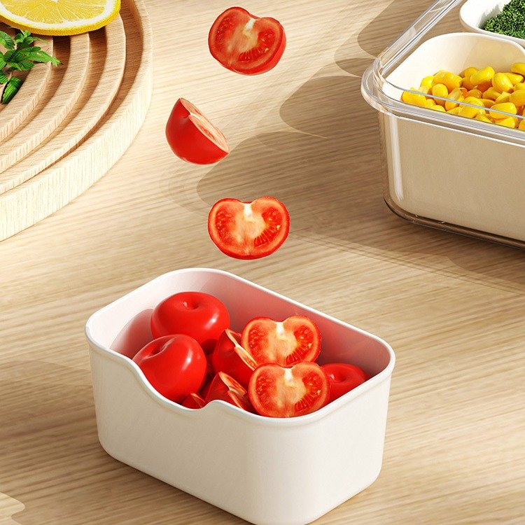 Wholesale Hot sale Sealed Snackle Storage Box Divided Serving Tray With Lid &Handle