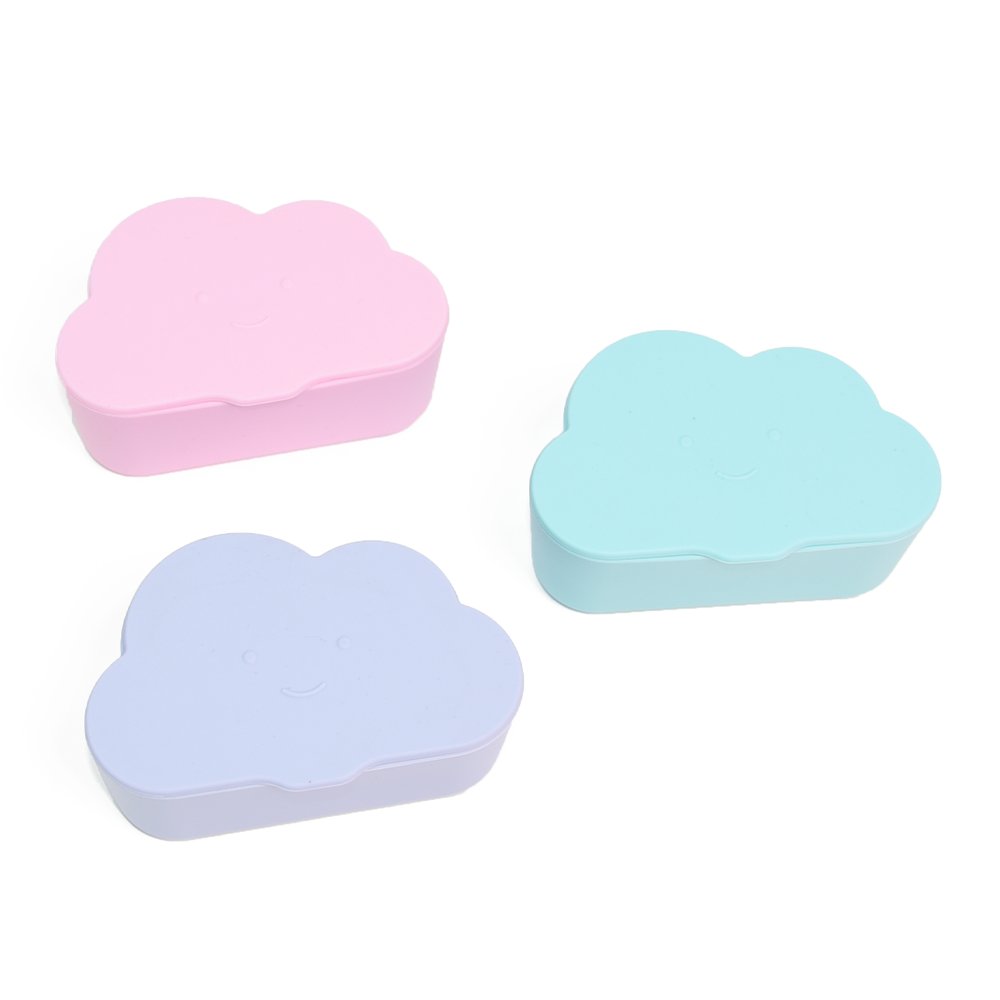 Easy Grip Outdoor Travel Food Storage Containers Puree Fresh Food Storage Container Silicone Bento Box With Lid