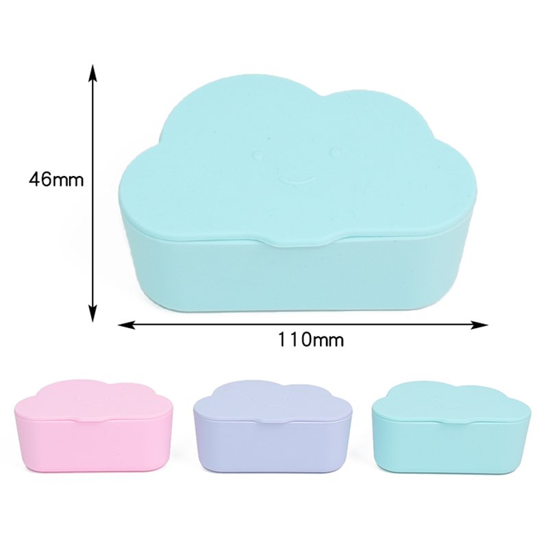 Easy Grip Outdoor Travel Food Storage Containers Puree Fresh Food Storage Container Silicone Bento Box With Lid