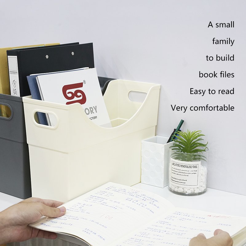 China factory household Office Organizer Document A4 File Folder Plastic Desktop Books Magazine Storage Organizer box