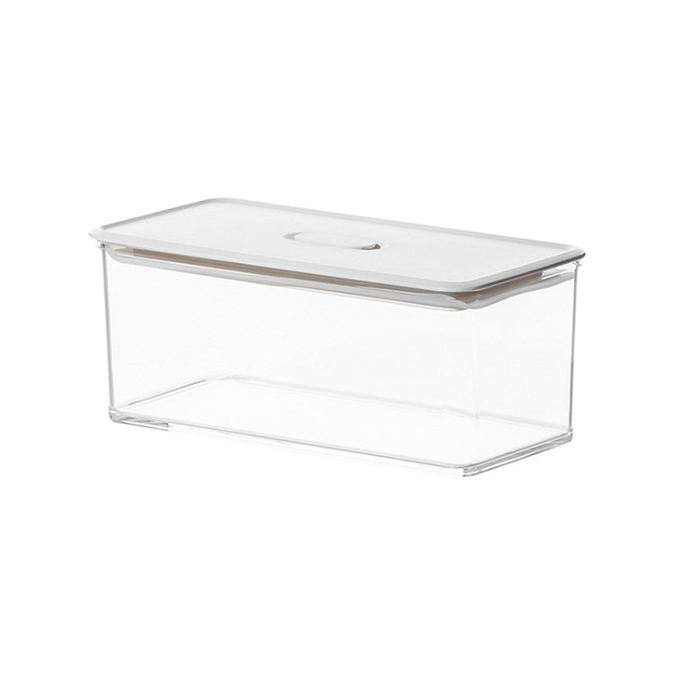 Fridge Storage Unit Container Set Clear Storage Bins Box for Food