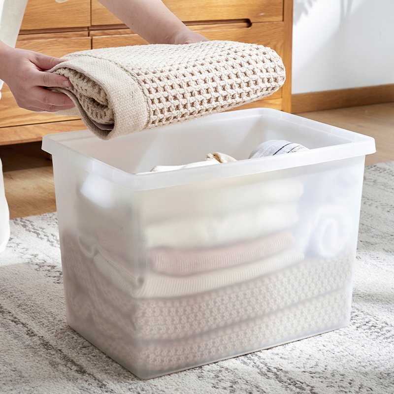 Chenyi Matte Storage Box with Classified Items that can be Stacked to Save Space Sturdy Storage Box
