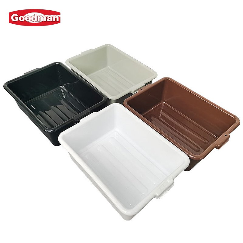 Plastic Tableware Cutlery Storage Container Tub Utility Tote Bin Bus Box for Restaurant Serving Trolley