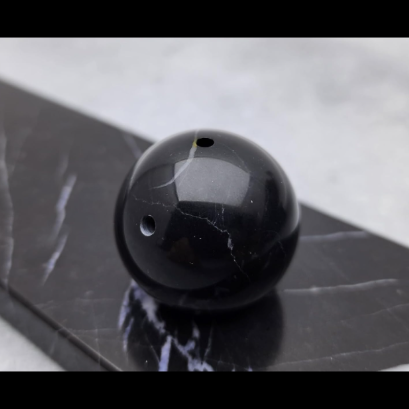 stonekocc Brand Incense Holder Black Marble Tray Incense Burner Modern Minimalist Home Deco And Desk Incense Stick Holder