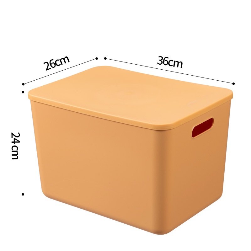 Multipurpose 50L clear plastic storage box with lids