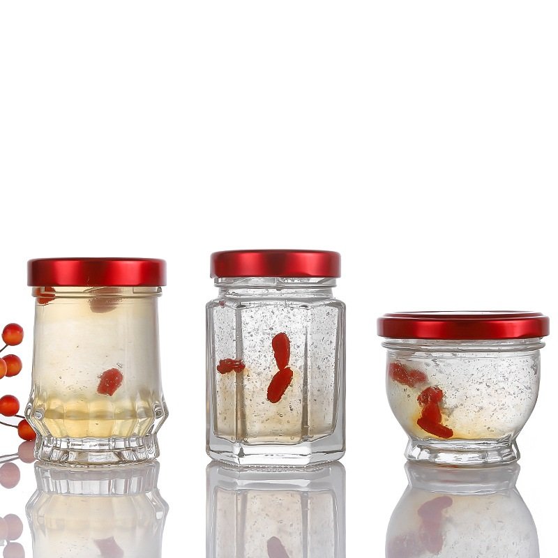 Customized Ready-to-eat Bird's Nest Bottle 45ml 50ml 75ml 100ml bird's nest bottle honey bottle glass jar for jam