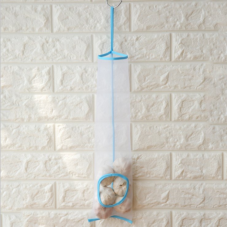 Kitchen use mesh garlic buggy bag,small thing net storage bag, onion carrying bags ,