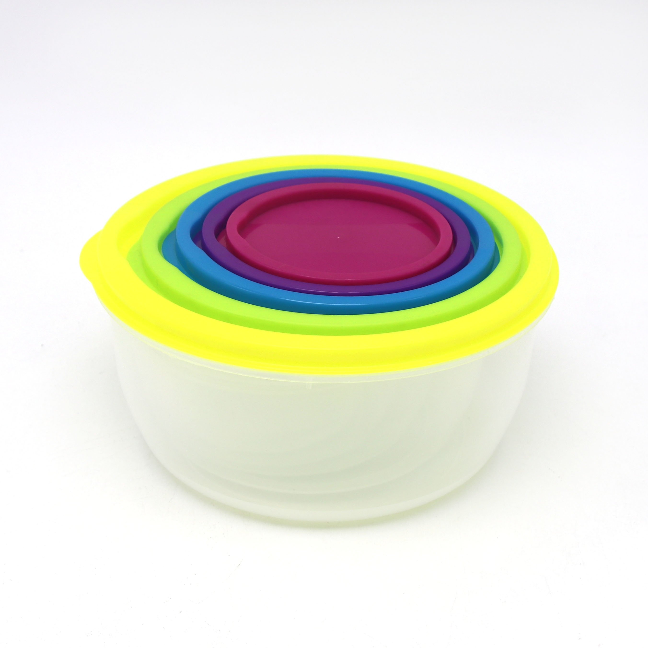 5 pieces reusable take out airtight food storage containers for fresh keeping