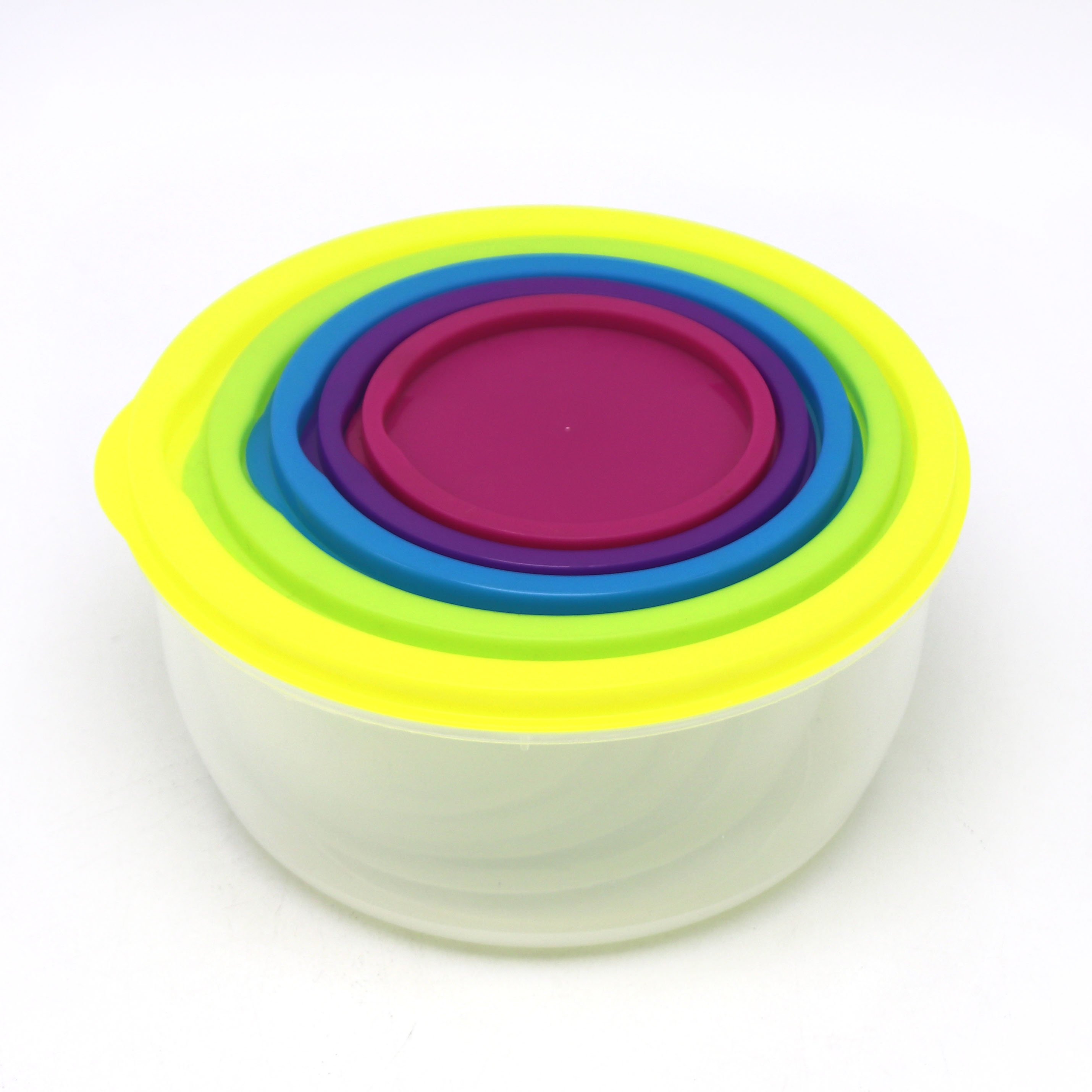 5 pieces reusable take out airtight food storage containers for fresh keeping