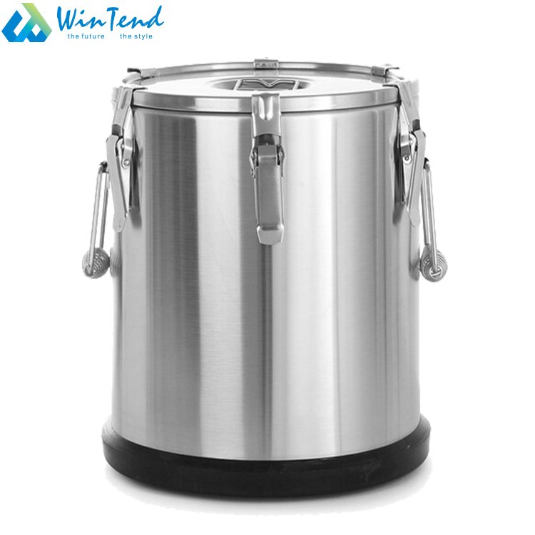 Insulated Thermos Food Warmer Container Stainless Steel Storage Boxes & Bins Metal CLASSIC Round Catering Thermal Food Container