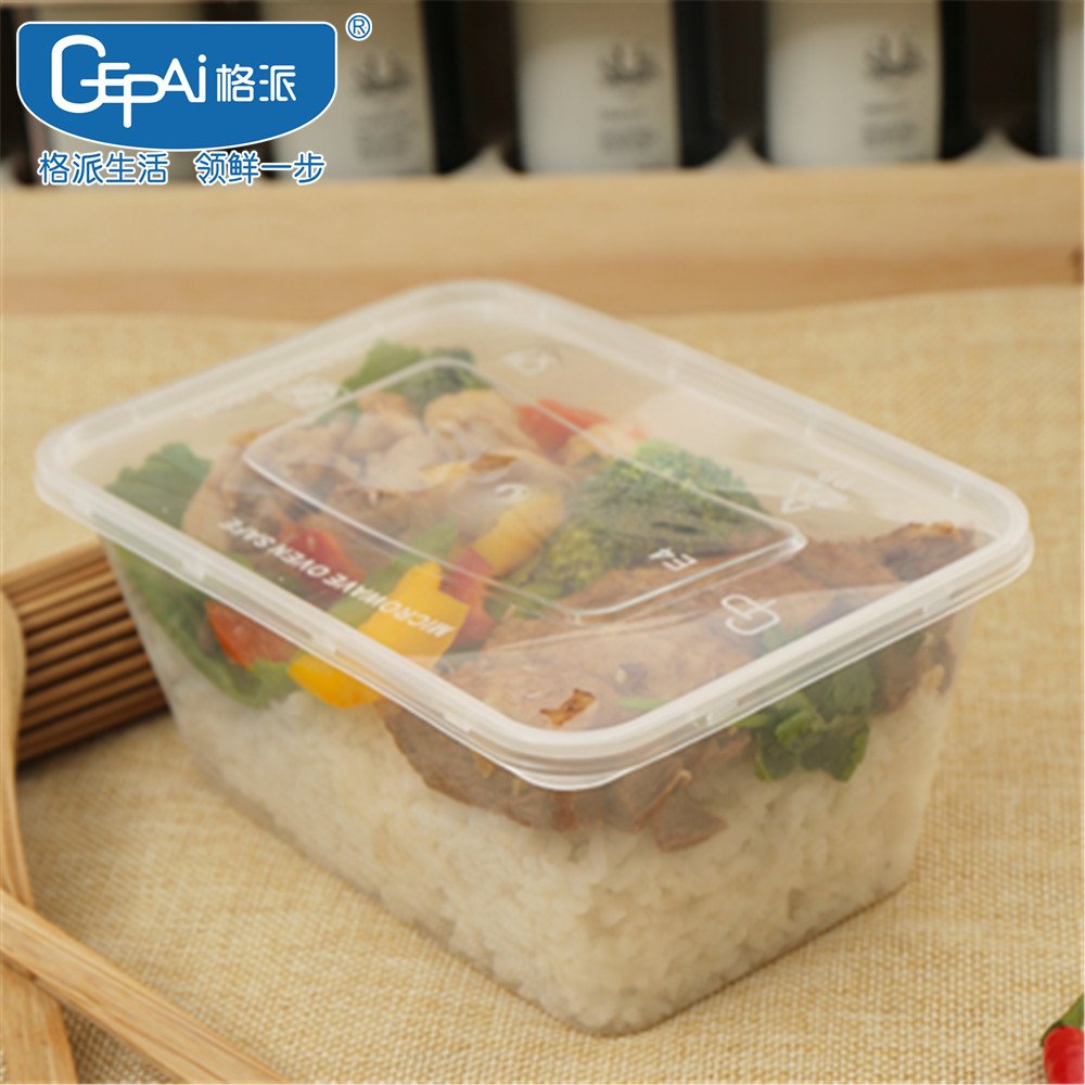 Multifunctional 650ml LFGB 23g Plastic Injection Lids for Food Fruit Containers Modern Disposable Take-Away Packaging Lunches