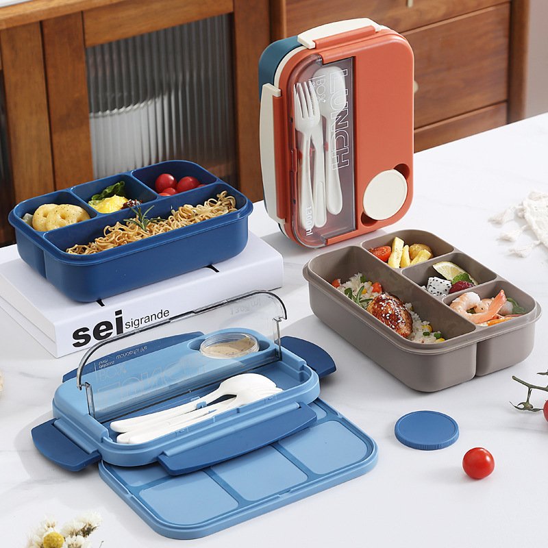 Wholesalers Lunchbox Kids Food Storage Lunch Box Bento Box Sealed Microwaveable Lunch Boxes for Student