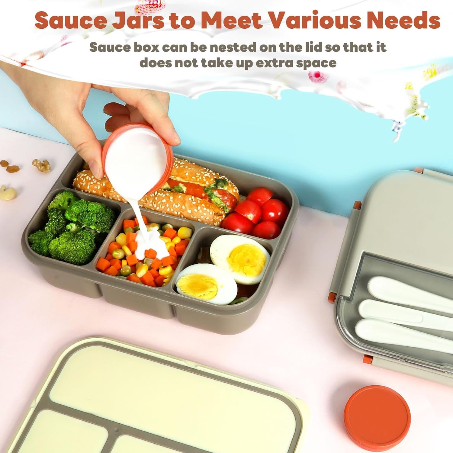Wholesalers Lunchbox Kids Food Storage Lunch Box Bento Box Sealed Microwaveable Lunch Boxes for Student