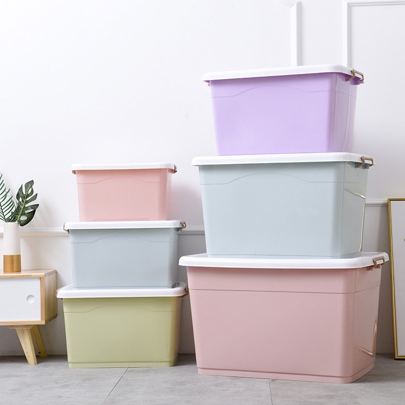 Wholesale Stackable Various Color Multi-Function 120L Storage Plastic Box plastic storage box