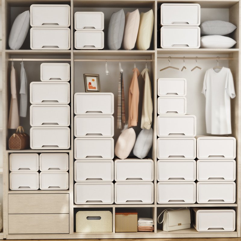 High quality plastics clothing storage box cosmetics sorting box, tool boxes and storage cabinets