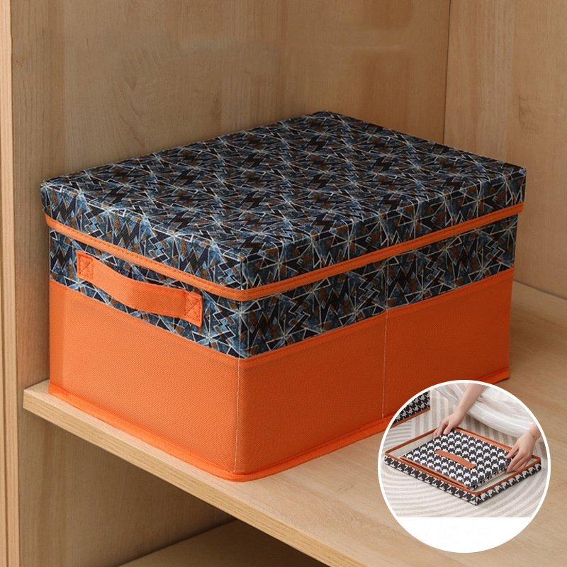 Cabinet dustproof and moisture-proof drawer storage box with lid storage box household clothes and toys storage