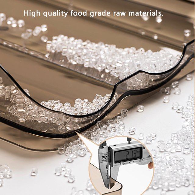 JILEN- Plastic kitchen egg storage box, automatic egg drop box