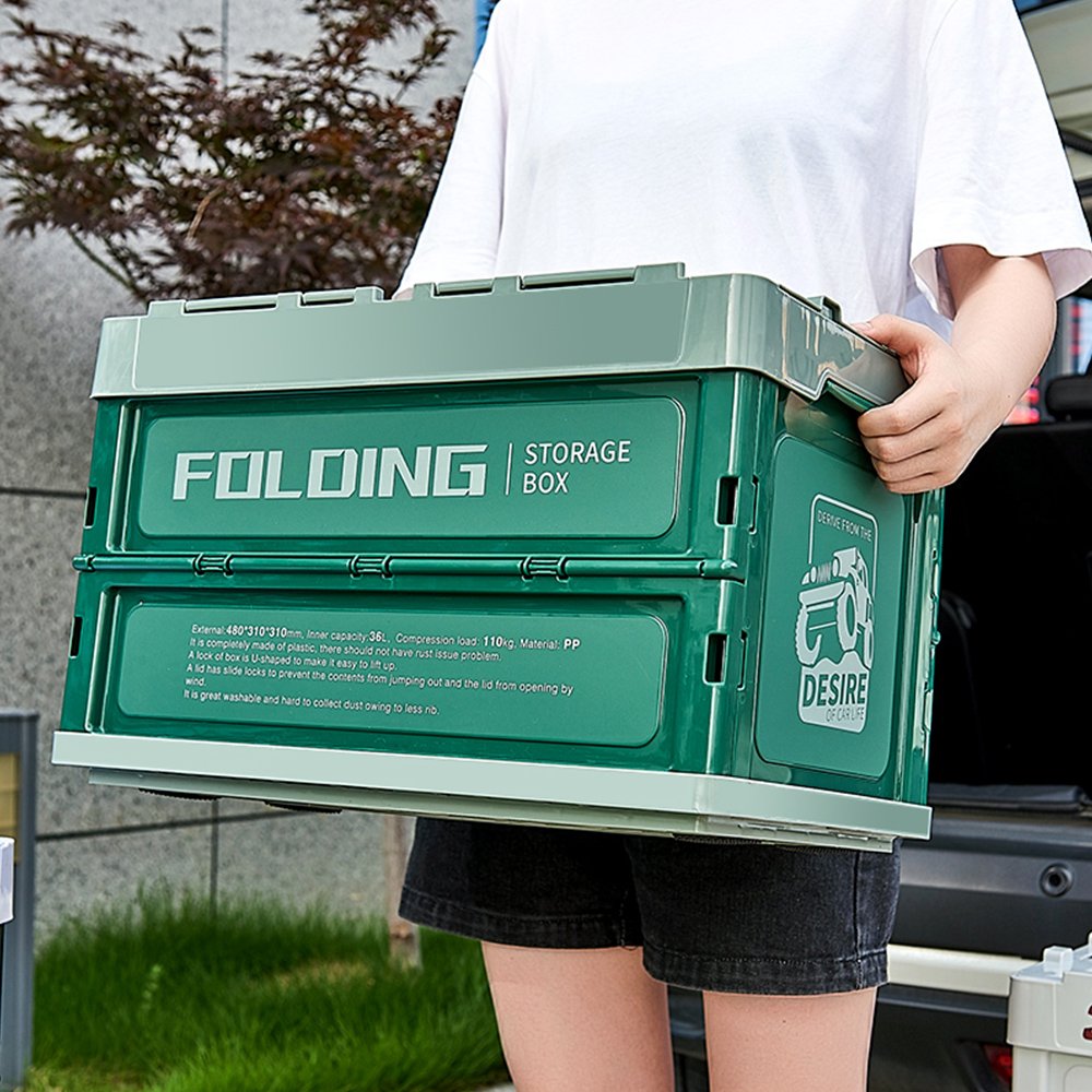 Factory low price Best-Selling Folding Clear Container Stackable Tool Plastic Foldable Organizer Storage Boxes & Bins