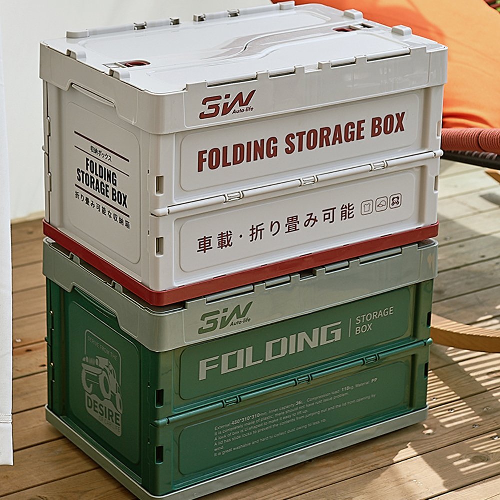 Factory low price Best-Selling Folding Clear Container Stackable Tool Plastic Foldable Organizer Storage Boxes & Bins