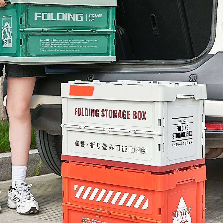 Factory low price Best-Selling Folding Clear Container Stackable Tool Plastic Foldable Organizer Storage Boxes & Bins