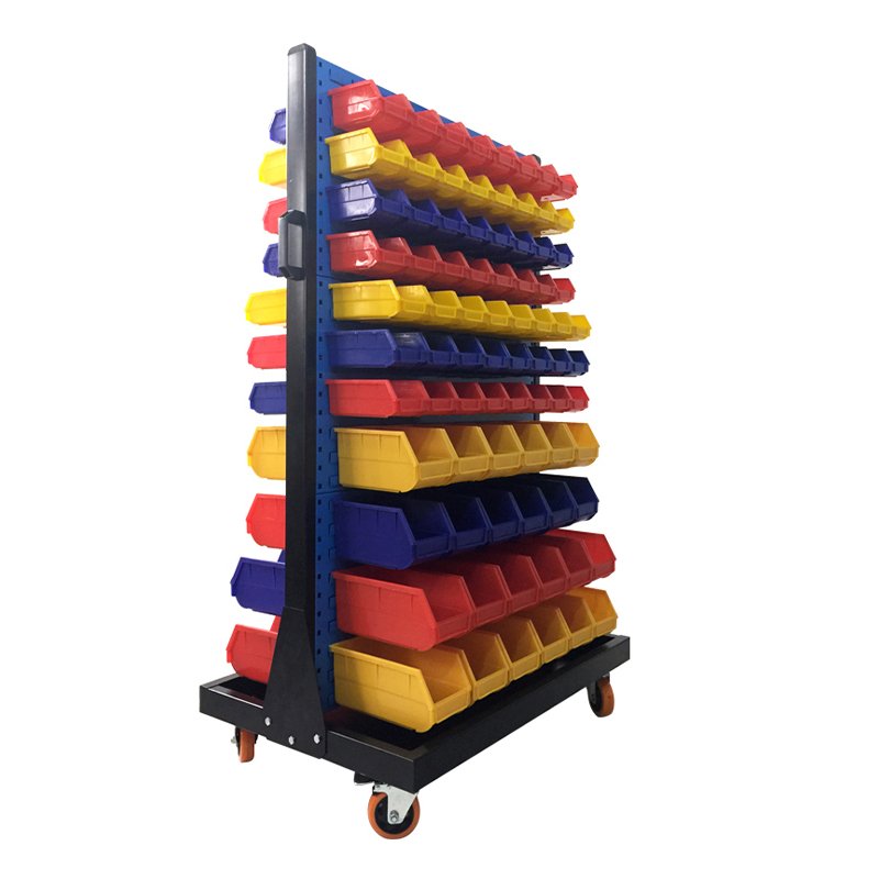 Stainless Steel Pegboard Factory Price Plastic Parts Bin Stackable Tool Storage Box