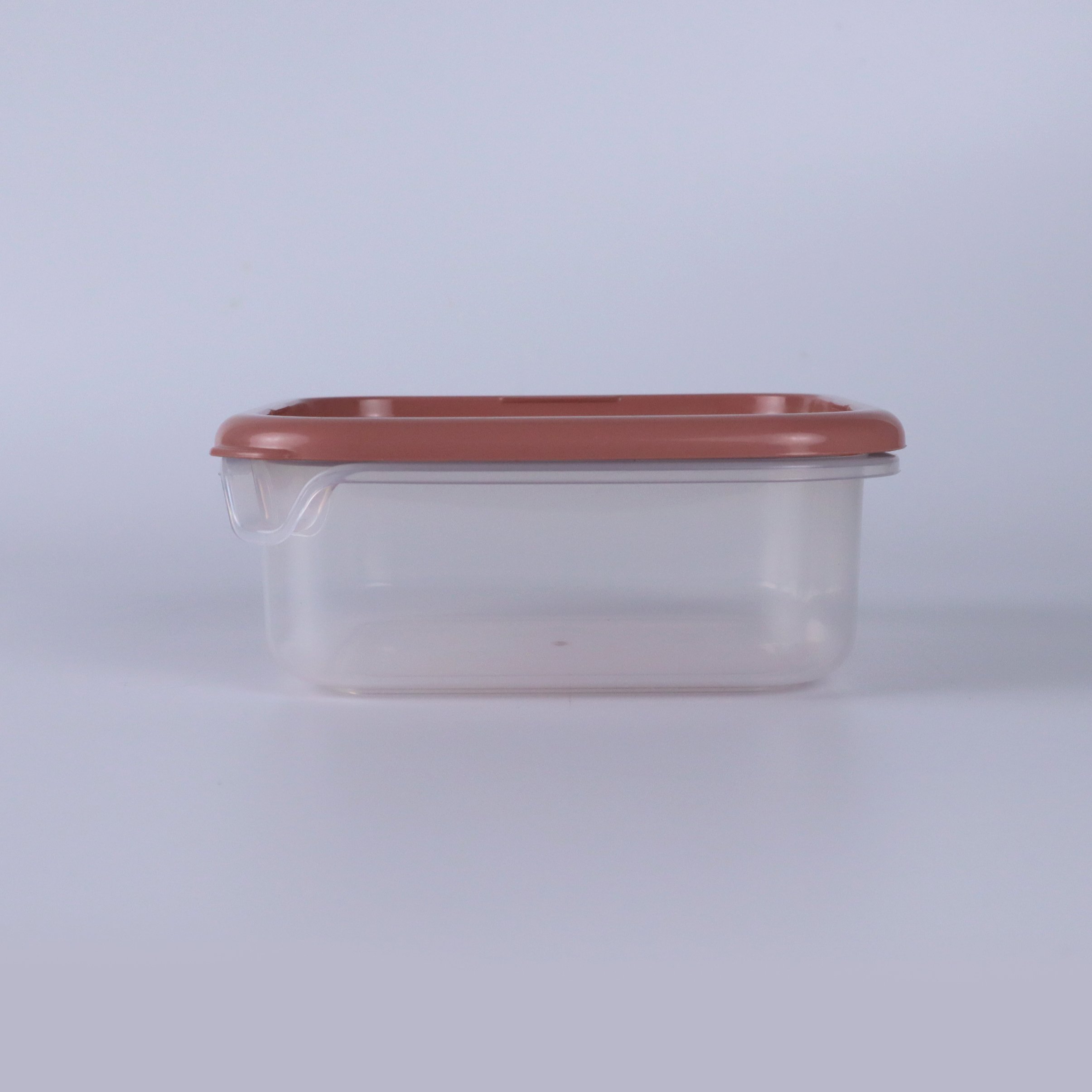 Classic #9043 Design 1,150 ML Plastic Square Food Storage Container Microwavable Foldable for Kitchen Use Stack Series for Lunch