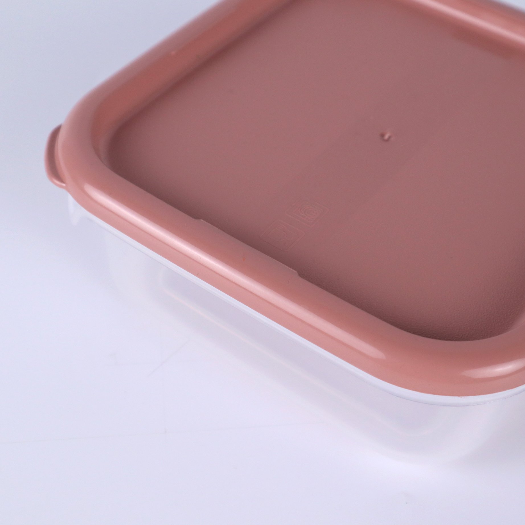 Classic #9043 Design 1,150 ML Plastic Square Food Storage Container Microwavable Foldable for Kitchen Use Stack Series for Lunch