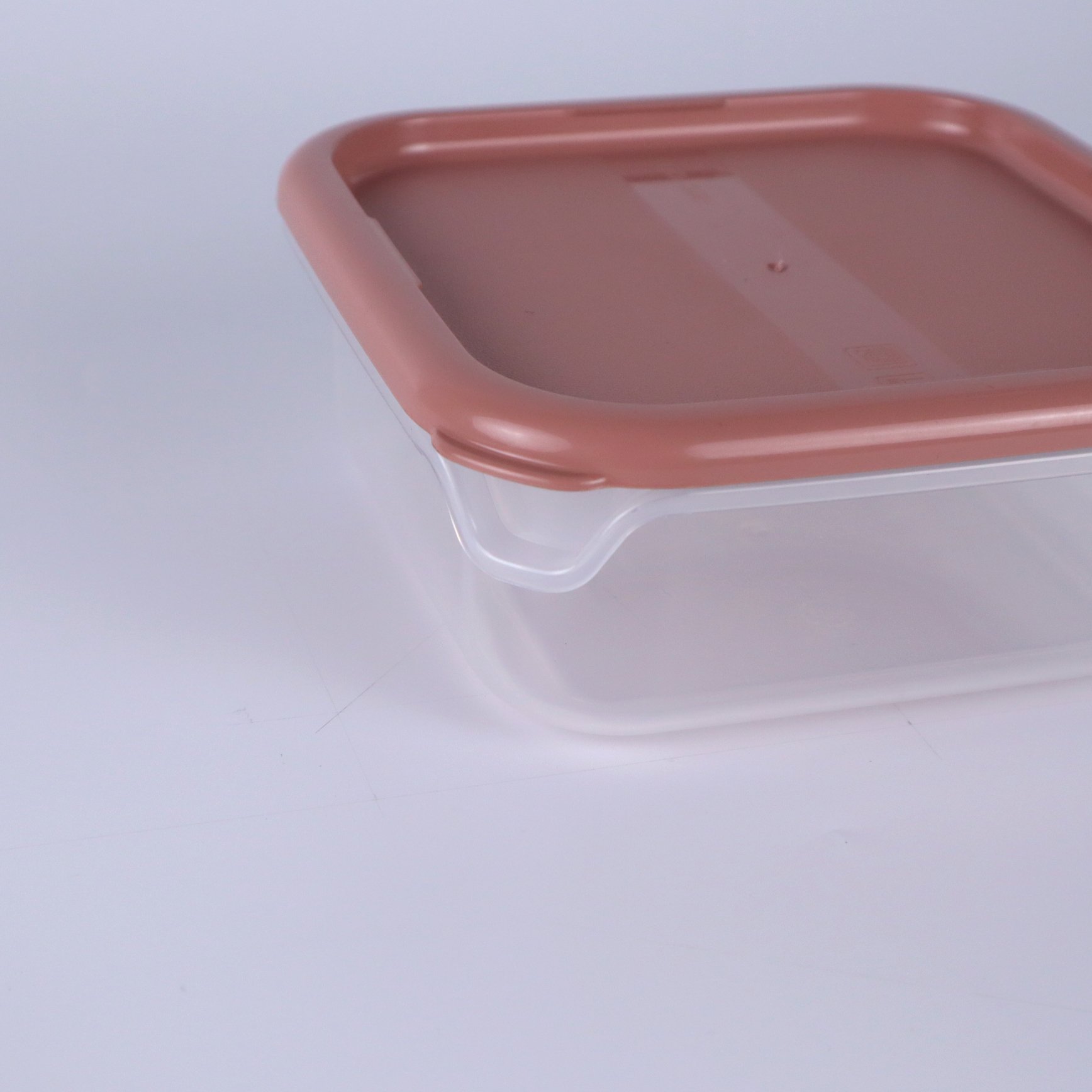 Classic #9043 Design 1,150 ML Plastic Square Food Storage Container Microwavable Foldable for Kitchen Use Stack Series for Lunch