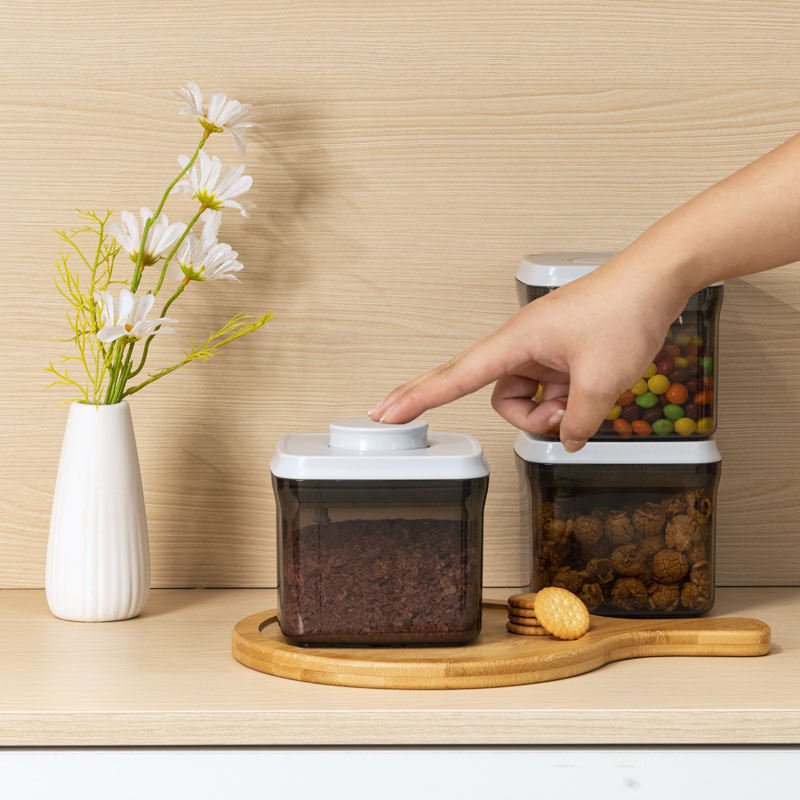 Baby Milk Powder Storage Containers Pop Up Airtight Food Storage Container With Lid