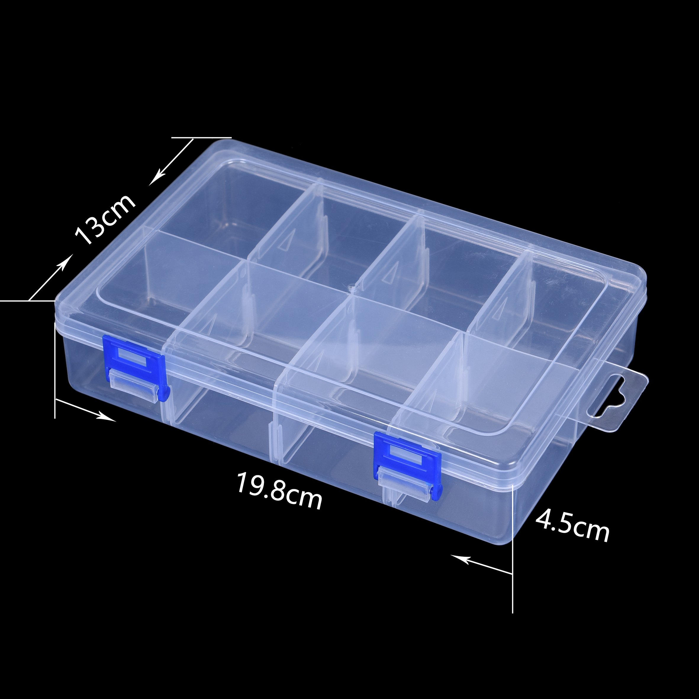 Manufacturer wholesale price PP plastic transparent mini sewing storage box
