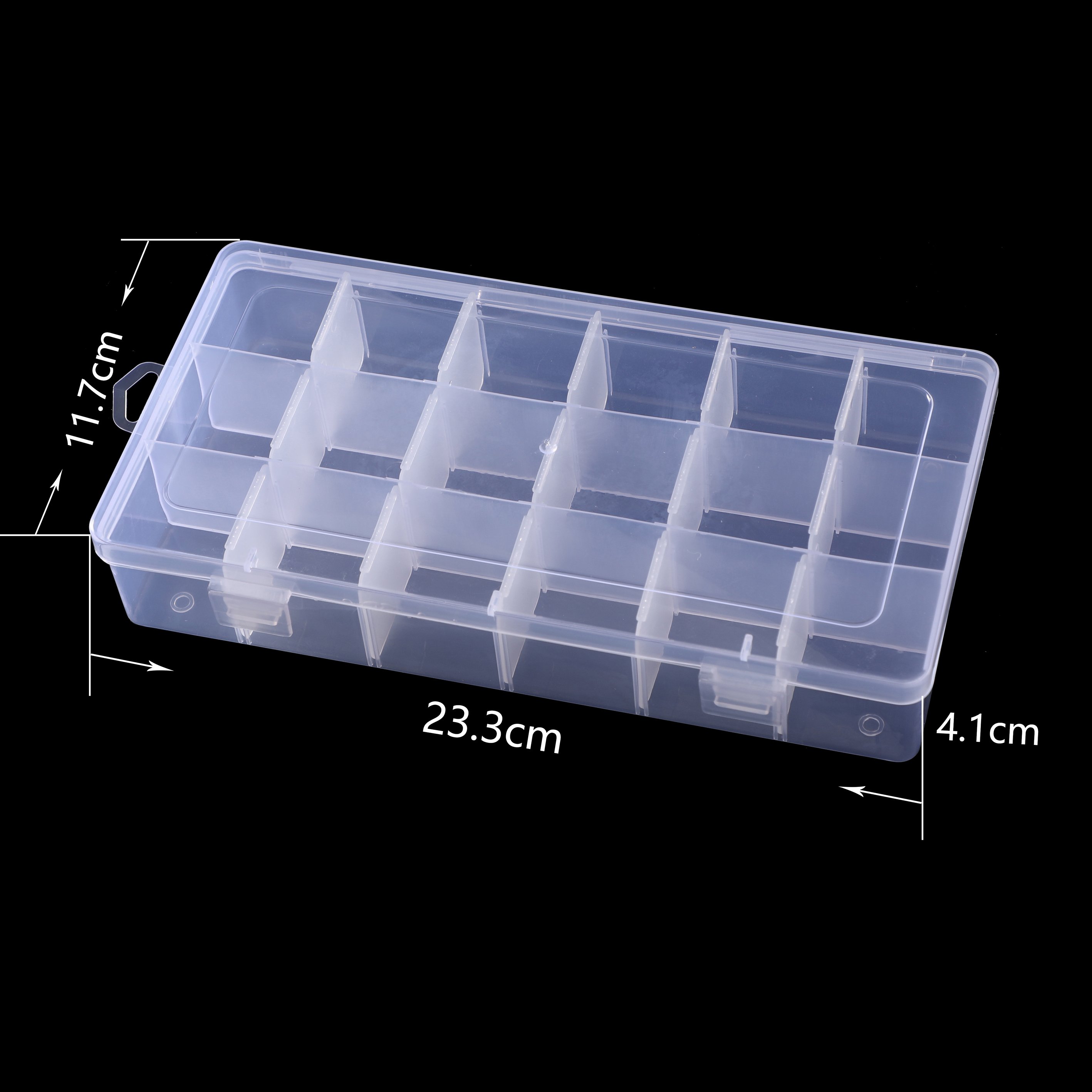 Manufacturer wholesale price PP plastic transparent mini sewing storage box