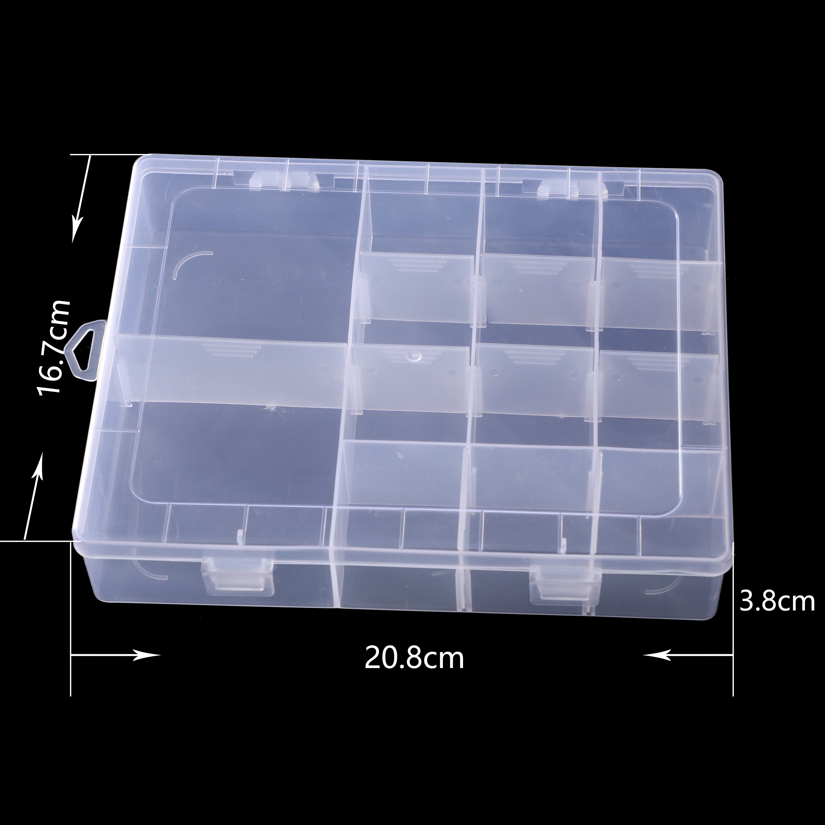 Manufacturer wholesale price PP plastic transparent mini sewing storage box