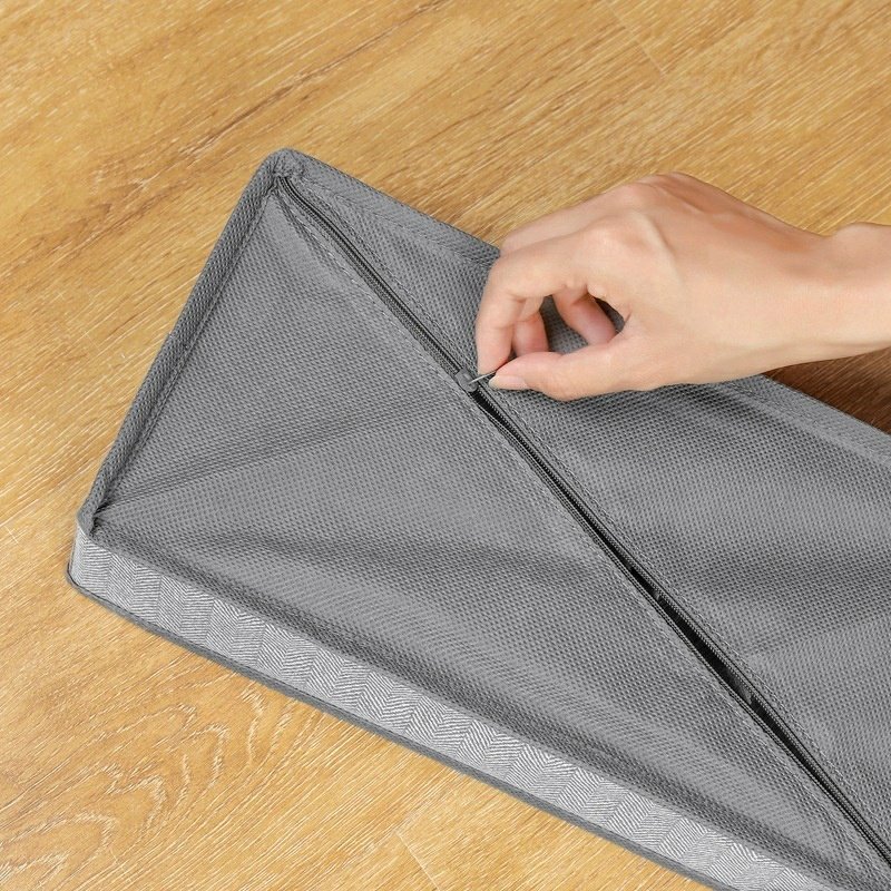 Factory Price Non-Woven Bra and Socks Organizer Folding 4 Piece Clothing Underwear Storage Box