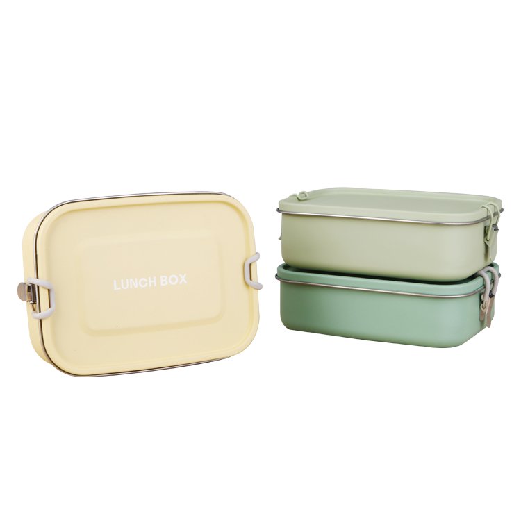 304 Stainless Steel Bento Box Airtight Food Storage Tiffin Painted Food Carrier Tiffin Lunch Box Stainless Steel