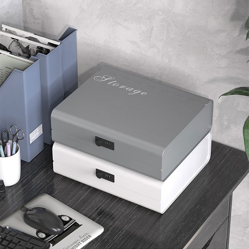 Metal Bin Storage Coded Lock Indoor Office Storage Boxes Apartment