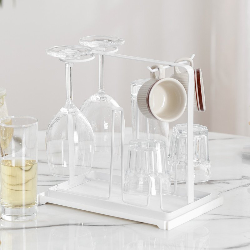 2024 Wholesale Price Ins Style Iron Tableware Storage Home Kitchen Drying Display Dish Rack