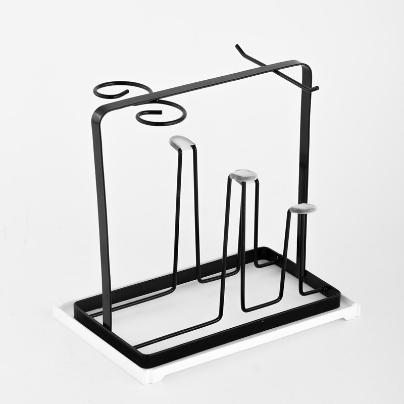 2024 Wholesale Price Ins Style Iron Tableware Storage Home Kitchen Drying Display Dish Rack